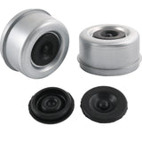 JDMSPEED 2PCS 2.71-2.72 Trailer Axle Dust Cap Cup Grease Cover RV Camper EZ Lube