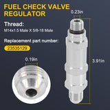 JDMSPEED 23535129 Fuel Check Valve Regulator NEW For Detroit Series 60 Engines 14L Diesel