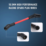 JDMSPEED 10.5mm High Heat Spark Plug Ignition Wire Set For Chevrolet GMC Pontiac 19005218