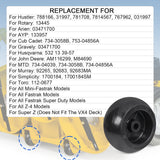 JDMSPEED (4) Hustler Mower Deck Wheel Fits Raptor SD, Super Z, Hustler Sport, FasTrak SD