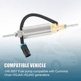 JDMSPEED 12V Fuel Pump For Cummins Onan Generator HGJAA HGJAD Series 01492657 1492657