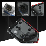 JDMSPEED  Inner Passenger Halogen Tail Light Assembly Fits Jeep Grand Cherokee 2014-20