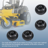 JDMSPEED (4) Hustler Mower Deck Wheel Fits Raptor SD, Super Z, Hustler Sport, FasTrak SD