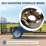 JDMSPEED 2PCS 12.25" Hydraulic Brakes fits Dexter 9K 10K Trailer Axles 23-410 23-411