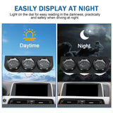 JDMSPEED 2" 52mm 3-in-1 Auto Car Triple Gauge Set NEW Water Temp Oil Pressure Volt Meter