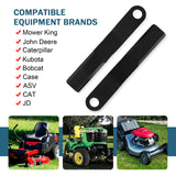 JDMSPEED 2pcs Heavy Duty AR400 Steel Fits Mower King Skidsteer Brush Hog Cutter Blades