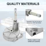 JDMSPEED 14 Feet Boat Rotary Steering System Outboard Kit Marine W/13.5" Wheel SS13714