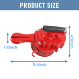 JDMSPEED 12V Handheld Loud Hand Crank Manual Operated Air Raid alarm Siren Horn