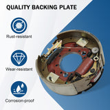 JDMSPEED 2PCS 12.25" Hydraulic Brakes fits Dexter 9K 10K Trailer Axles 23-410 23-411