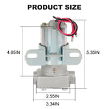JDMSPEE 110 GPH 13-14PSI Low Pressure Electric Fuel Pump 12V NEW For Gasoline Carburetor