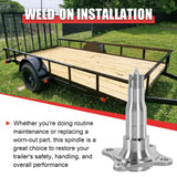 JDMSPEED 2 pcs #84 E-Z Lube Spindles w/ Brake Flange NEW For 3500 lb Axle L44649/L68149