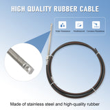 JDMSPEED 14 Feet Boat Rotary Steering System Outboard Kit Marine W/13.5" Wheel SS13714