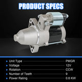 JDMSPEED 12V Starter 428000-0230 New For Briggs Vanguard V-Twin 807383 809054