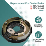 JDMSPEED 2 Pair 12x2 Electric Trailer Brake 12" x 2" Assembly Set 7000 lbs Axle 21005