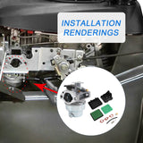 JDMSPEED Carburetor For HONDA GCV160 HRB216 HRT216 16100-Z0L-023 16100-Z0L-853 Carb