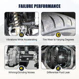 JDMSPEED  Rear Differential 113.4mm Fits Polaris SPORTSMAN XP 850 2010-2013 1332802