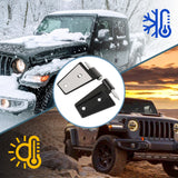 JDMSPEED 16PCS Steel Door Hinge Kit Inside Outside For Jeep Wrangler 2007-2018 JK 3.6L