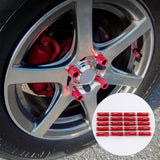 JDMSPEED 20Pcs Red 60MM M12X1.25 Aluminum Extended Wheel Rim Lug Nuts For Infiniti Subaru