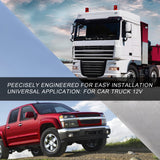 JDMSPEED 150DB 4 Trumpet Air Train Horn 150 PSI Air Compressor Kit For Car Truck 12V