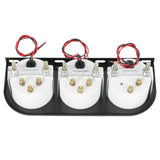 JDMSPEED 2" 52mm 3-in-1 Auto Car Triple Gauge Set NEW Water Temp Oil Pressure Volt Meter