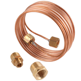 JDMSPEED 2" 52mm Chrome Car 3 in 1 Triple Gauge Set Kit AMP Meter Oil Pressure Water Temp