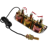 JDMSPEED 2" 52mm Chrome Car 3 in 1 Triple Gauge Set Kit AMP Meter Oil Pressure Water Temp