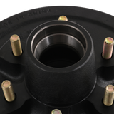 JDMSPEED 12"X2" Trailer Brake Hub Drum Kit 6 on 5.5" for 5200 - 6000 lbs axle