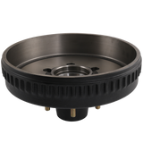 JDMSPEED 12"X2" Trailer Brake Hub Drum Kit 6 on 5.5" for 5200 - 6000 lbs axle