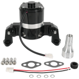 JDMSPEED 12V Electric Water Pump For Chevy Small Block 283 327 350 400 SBC EWP Black