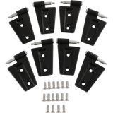 JDMSPEED 16PCS Steel Door Hinge Kit Inside Outside For Jeep Wrangler 2007-2018 JK 3.6L