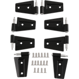 JDMSPEED 16PCS Steel Door Hinge Kit Inside Outside For Jeep Wrangler 2007-2018 JK 3.6L