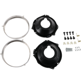 JDMSPEED 28pc Headlamp Retaining Ring Mounting Bucket w/ hardware For Camaro Nova rings