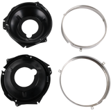 JDMSPEED 28pc Headlamp Retaining Ring Mounting Bucket w/ hardware For Camaro Nova rings