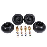 JDMSPEED (4) Hustler Mower Deck Wheel Fits Raptor SD, Super Z, Hustler Sport, FasTrak SD