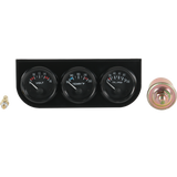 JDMSPEED 2" 52mm 3-in-1 Auto Car Triple Gauge Set NEW Water Temp Oil Pressure Volt Meter