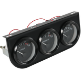 JDMSPEED 2" 52mm 3-in-1 Auto Car Triple Gauge Set NEW Water Temp Oil Pressure Volt Meter