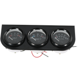 JDMSPEED 2" 52mm 3-in-1 Auto Car Triple Gauge Set NEW Water Temp Oil Pressure Volt Meter