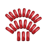 JDMSPEED 20Pcs Red 60MM M12X1.25 Aluminum Extended Wheel Rim Lug Nuts For Infiniti Subaru