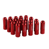 JDMSPEED 20Pcs Red 60MM M12X1.25 Aluminum Extended Wheel Rim Lug Nuts For Infiniti Subaru