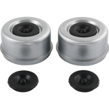 JDMSPEED 2PCS 2.71-2.72 Trailer Axle Dust Cap Cup Grease Cover RV Camper EZ Lube