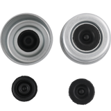 JDMSPEED 2PCS 2.71-2.72 Trailer Axle Dust Cap Cup Grease Cover RV Camper EZ Lube