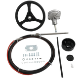 JDMSPEED 14 Feet Boat Rotary Steering System Outboard Kit Marine W/13.5" Wheel SS13714
