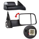 JDMSPEED 2 Tow Mirrors Power Heated Led Signal For 02-08 Dodge Ram 1500/03-09 2500 3500