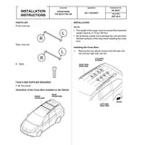 JDMSPEED 2pcs For 2011-2017 Honda Odyssey Van Roof Rack Cross Bars Luggage Carrier Set