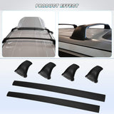 JDMSPEED 2pcs Black Roof Rack Cross Bar Crossbars For 15-17 Toyota Highlander XLE Limited
