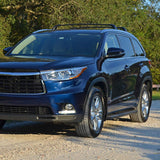 JDMSPEED 2pcs Black Roof Rack Cross Bar Crossbars For 15-17 Toyota Highlander XLE Limited