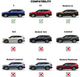 JDMSPEED 2pcs For 2020-2023 Toyota Highlander Roof Rack Cross Bar Luggage Carrier Bar