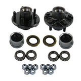 JDMSPEED 2K 5 x4.5 Lug Bolt Idler Hub Bearing Easy Lube Fits Dexter 2000 lbs Trailer Axle