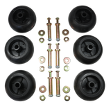 JDMSPEED (6) Deck Wheel Kit For Exmark Viking Lazer Z Toro Groundsmaster Zero Turn Mower