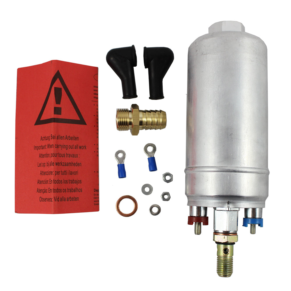 300LPH Universal External Inline Fuel Pump Replaces 0580254044 044